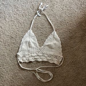 Crocheted halter